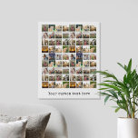 Personalisiert 72 Fotomaterial Künstlicher Leinwanddruck<br><div class="desc">Erstellen Sie Ihre eigenen Personalisierten 72 Collage Imitats Canvas Print</div>