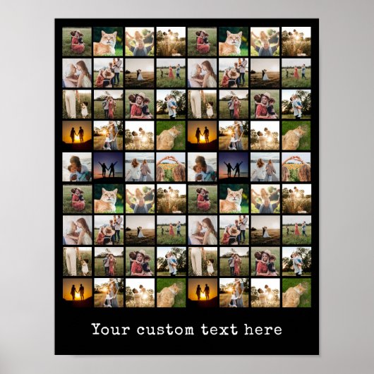 Personalisiert 72 Fotomaterial Poster (Vorne)