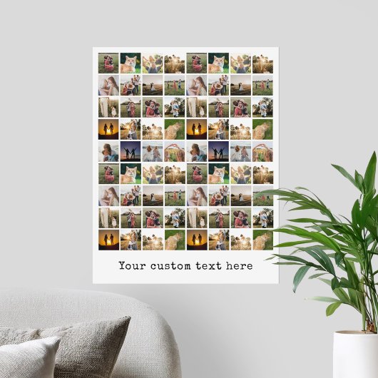 Personalisiert 72 Fotomaterial Poster