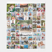 Personalisiert 74 Fotomaterial bearbeitbare Farbfl Fleecedecke (Vorderseite)