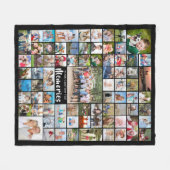 Personalisiert 74 Fotomaterial bearbeitbare Farbfl Fleecedecke (Vorderseite (Horizontal))