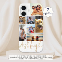 Personalisiert 7 FotoCollage Custom Colors