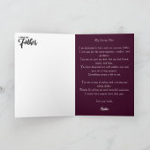 Personalisiert 7 FotoCollage Erster Vatertag C Karte (Innenseite)