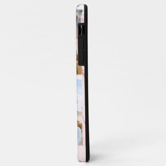 Personalisiert 7 Fotomaterial Rosa Marmor Case-Mate iPhone Hülle (Hinten/Links)