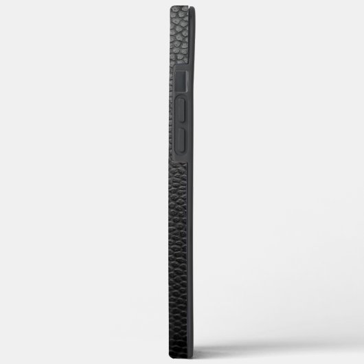 Personalisiert 7 Fotomaterial Schwarzes Leder Mode Case-Mate iPhone Hülle (Rückseite / Links)