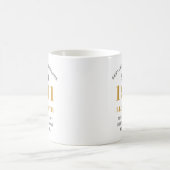 Personalisiert 80. Geburtstag 1941 Eleganter Name Kaffeetasse (Mittel)