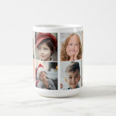 "Personalisiert 8 Foto Grid Collage White Kaffeetasse (Mittel)
