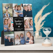 Personalisiert 8 FotoCollage Großeltern Moderne Fotoplatte (Seite)