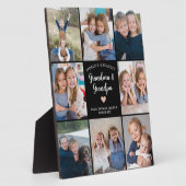 Personalisiert 8 FotoCollage Großeltern Moderne Fotoplatte (Seite)