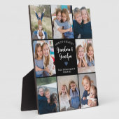Personalisiert 8 FotoCollage Großeltern Moderne Fotoplatte (Seite)