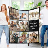 Personalisiert 8 Fotolack Fleece Blanket