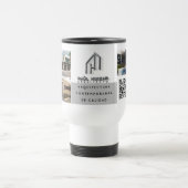 Personalisiert 9 Foto Collage Travel Mug Reisebecher (Mittel)