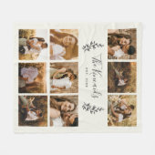 Personalisiert 9 FotoCollage Fleecedecke (Vorderseite (Horizontal))