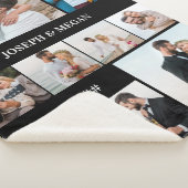 Personalisiert 9 Fotomaterial Schwarz/Weiß Sherpadecke (3/4)