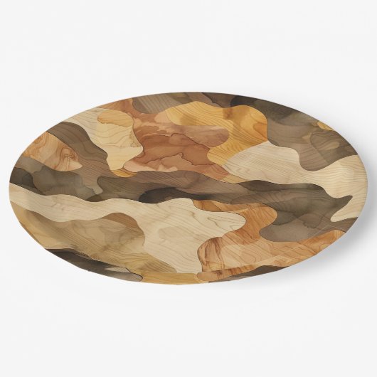 Personalisiert 9" Round Party Teller (Schrägansicht)