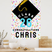 personalisiert Abschluss Glückwunsch Poster (Küche)