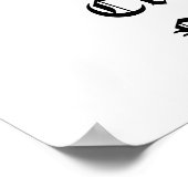 Personalisiert Abschluss Poster (Ecke)