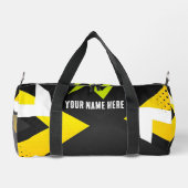 Personalisiert Abstrakt Duffle Bag (Rückseite)