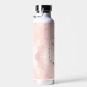 Personalisiert Abstrakte Blume Trinkflasche (Rechts)