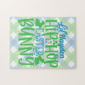 Personalisiert ADD NAME Lil Hip Hop Ostersonne Puzzle (Horizontal)