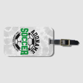 Personalisiert ADD NAME Soccer Player Team Krawatt Gepäckanhänger (Vorderseite (Horizontal))