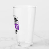 Personalisiert ADD NAME Soccer Player Team Krawatt Glas (Links)