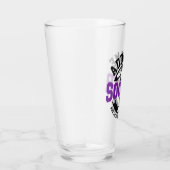 Personalisiert ADD NAME Soccer Player Team Krawatt Glas (Rechts)