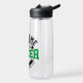 Personalisiert ADD NAME Soccer Player Team Krawatt Trinkflasche (Links)