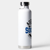 Personalisiert ADD NAME Soccer Player Team Krawatt Trinkflasche (Rechts)