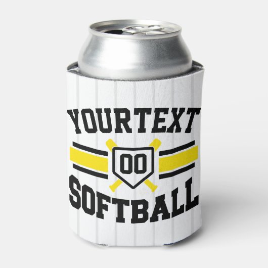 Personalisiert ADD NAME Software Player Varsity Te Dosenkühler (Kanne Vorderseite)