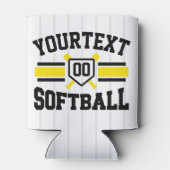 Personalisiert ADD NAME Software Player Varsity Te Dosenkühler (Rückseite)