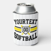 Personalisiert ADD NAME Software Player Varsity Te Dosenkühler (Kanne Rückseite)