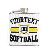 Personalisiert ADD NAME Software Player Varsity Te Flachmann (Vorderseite)