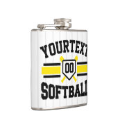 Personalisiert ADD NAME Software Player Varsity Te Flachmann (Rechts)