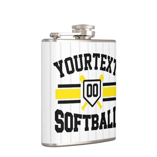 Personalisiert ADD NAME Software Player Varsity Te Flachmann (Rechts)