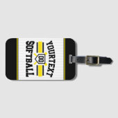 Personalisiert ADD NAME Software Player Varsity Te Gepäckanhänger (Vorderseite (Horizontal))