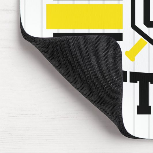 Personalisiert ADD NAME Software Player Varsity Te Mousepad (Ecke)