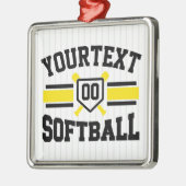 Personalisiert ADD NAME Software Player Varsity Te Ornament Aus Metall (Links)