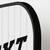 Personalisiert ADD NAME Software Player Varsity Te Pickleball Schläger (Linke Seite)