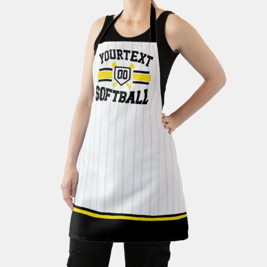 Personalisiert ADD NAME Software Player Varsity Te Schürze (InSitu)