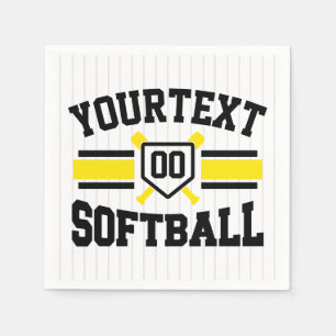 Personalisiert ADD NAME Software Player Varsity Te Serviette