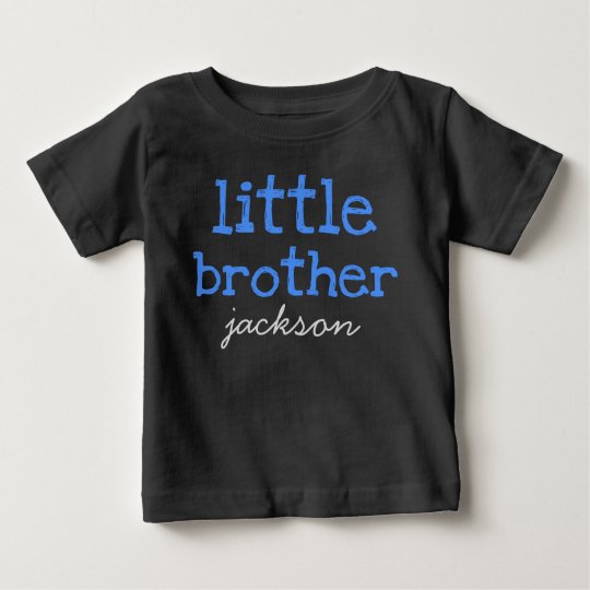 Personalisiert addieren Sie einen blauer Baby T-shirt | Zazzle
