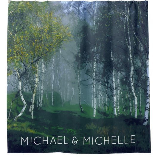 Personalisiert addieren Sie Ihren eigenen Duschvorhang (Vorderseite)