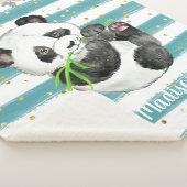Personalisiert Adorable Baby Panda Sherpa Blanket Sherpadecke (3/4)