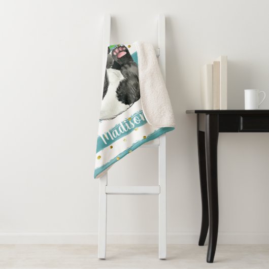 Personalisiert Adorable Baby Panda Sherpa Blanket Sherpadecke (Beispiel)