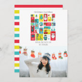 Personalisiert Adventskalender Foto Feiertagskarte (Vorne/Hinten)