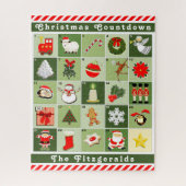 Personalisiert Adventskalender Jigsaw Puzzle (Vertikal)