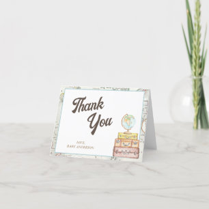 Personalisiert Adventure Baby Dusche Dankeskarte