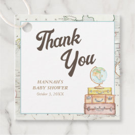 Personalisiert Adventure Baby Shower Fevor Tags Geschenkanhänger