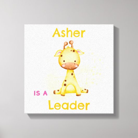 Personalisiert Affirmation Kinderzimmer Deko | Gir (Vorderseite)